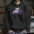 Cute Kawaii Pastel Goth Cat Witch Purple Halloween Art Hoodie Gifts for Her