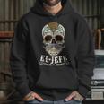 Day Of The Dead Mexico El Jefe Boss Sugar Skull Halloween Hoodie Gifts for Her