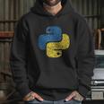 Distressed Python Logo For Engineers Hoodie Gifts for Her