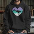 Dolphin Vintage Heart Hoodie Gifts for Her