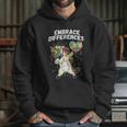 Embrace Differences Dabbing Unicorn Hoodie Gifts for Her