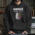 Embrace Neurodiversity Brain Hoodie Gifts for Her