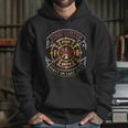 Firefighter Biker Logo First In Last Out Hoodie Gifts for Her