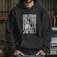 Funny Custodian Janitor Multitasking Ninja Hoodie Gifts for Her