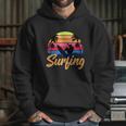 Funny Retro Surfing Logo Hoodie Gifts for Her