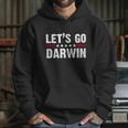 Lets Go Darwin Vintage Logo Hoodie Gifts for Her