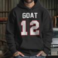 The Goat 12 Jersey 5 Time Champ New England Football Hoodie Gifts for Her