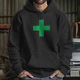 Green Medical Marijuana Cross Symbol Medicine Hoodie Gifts for Her