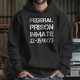 Halloween Federal Prison Jail Inmate Prisoner Costume Hoodie Gifts for Her