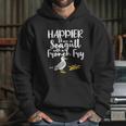 Happier Than A Seagull With A French Fry Funny Summer Hoodie Gifts for Her