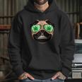 High Off Weed Smiling Pug Hoodie Gifts for Her