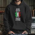 Irish Temper Italian Attitude St Patricks Shamrock Hoodie Gifts for Her