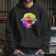 Jacksonville Colorful Retro Logo Hoodie Gifts for Her