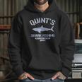 Jaws Distressed Quints Shark Fishing Royal Heather Hoodie Gifts for Her