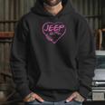 Jeep Girl - Pink Heart Lovely T-Shirt Hoodie Gifts for Her