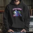 Jitsucorn Unicorn Brazilian Jiu Jitsu Bjj Hoodie Gifts for Her