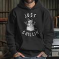 Just Chillin Snowman Hilarious Saying Funny Hoodie Gifts for Her