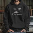 Im Just Plane Crazy Funny Paper Plane Aviation Humor Pilot Hoodie Gifts for Her