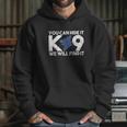 K9 Unit Thin Blue Line K9 Police Tribute Hoodie Gifts for Her