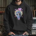 Kawaii Pastel Goth Cute Creepy Sugar Skull Anime Hoodie Gifts for Her