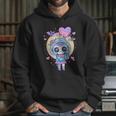 Kawaii Pastel Goth Cute Creepy Sugar Skull Day Of The Death Hoodie Gifts for Her