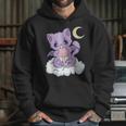 Kawaii Pastel Goth Cute Creepy Witchy Cat Boba Anime Kitten Hoodie Gifts for Her