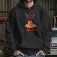 I Lava You Funny Volcano Valentines Love Hoodie Gifts for Her