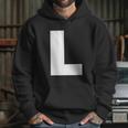 Letter L Capital Alphabet Bold Style Hoodie Gifts for Her