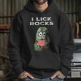 I Lick Rocks Funny Geology Rockhound Geologist Rockhounding Hoodie Gifts for Her