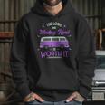 The Long And Winding Road Is Worth It Funny Purpil Van Camping Hoodie Gifts for Her