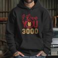 I Love You 3000 Helmet Logo Hoodie Gifts for Her