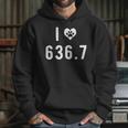 I Love 6367 Dogs Funny Dewey Decimal Hoodie Gifts for Her