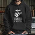 Lucky Ride Marines Usmc The Few The Proud White Emblem Hoodie Gifts for Her