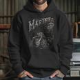 Marine Corps Usmc Marine Biker American Clasic Hoodie Gifts for Her