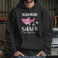 Mawmaw Shark Doo Doo Doo Black Pink Hoodie Gifts for Her