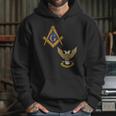 Mens Mason Scottish Rite Split Masonic Wings Up Hoodie Gifts for Her