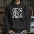 Mens Quadzilla Funny Gym Leg Day Hoodie Gifts for Her