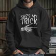 Mens Shes My Trick Matching Couple Halloween Costume Boyfriend Hoodie Gifts for Her