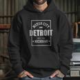 Motor City Detroit Michigan Est 1701 Souvenir Hoodie Gifts for Her