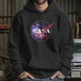 Nasa Purple Pink Mix Galaxy Style Logo Graphic Hoodie Gifts for Her