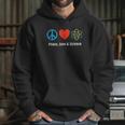 Neil Degrasse Tyson Peace Love & Science Hoodie Gifts for Her