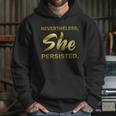 Nevertheless She Persisted Gold Signature Hoodie Gifts for Her