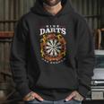 Nine Darts Are Enough Dartboard In Flames Hoodie Gifts for Her