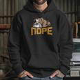 Nope Lazy English Bulldog Funny Dog Pet Lover Hoodie Gifts for Her