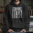 Old Glory Straight Outta Snacks Black Soft Baby One Piece Hoodie Gifts for Her