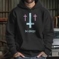 Pastel Goth Inverted Cross Be Creepy Hoodie Gifts for Her