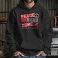 Peace Love Cure Sickle Cell Anemia Hoodie Gifts for Her