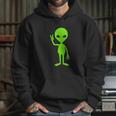 We Come In Peach Sign Hippie Green Alien Ufo Martian Hoodie Gifts for Her