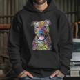 Pitbull Colourful Pit Bulls Dog Lovers Gift Hoodie Gifts for Her