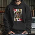 Queen Of Hearts Playing Card Funny Hoodie Gifts for Her